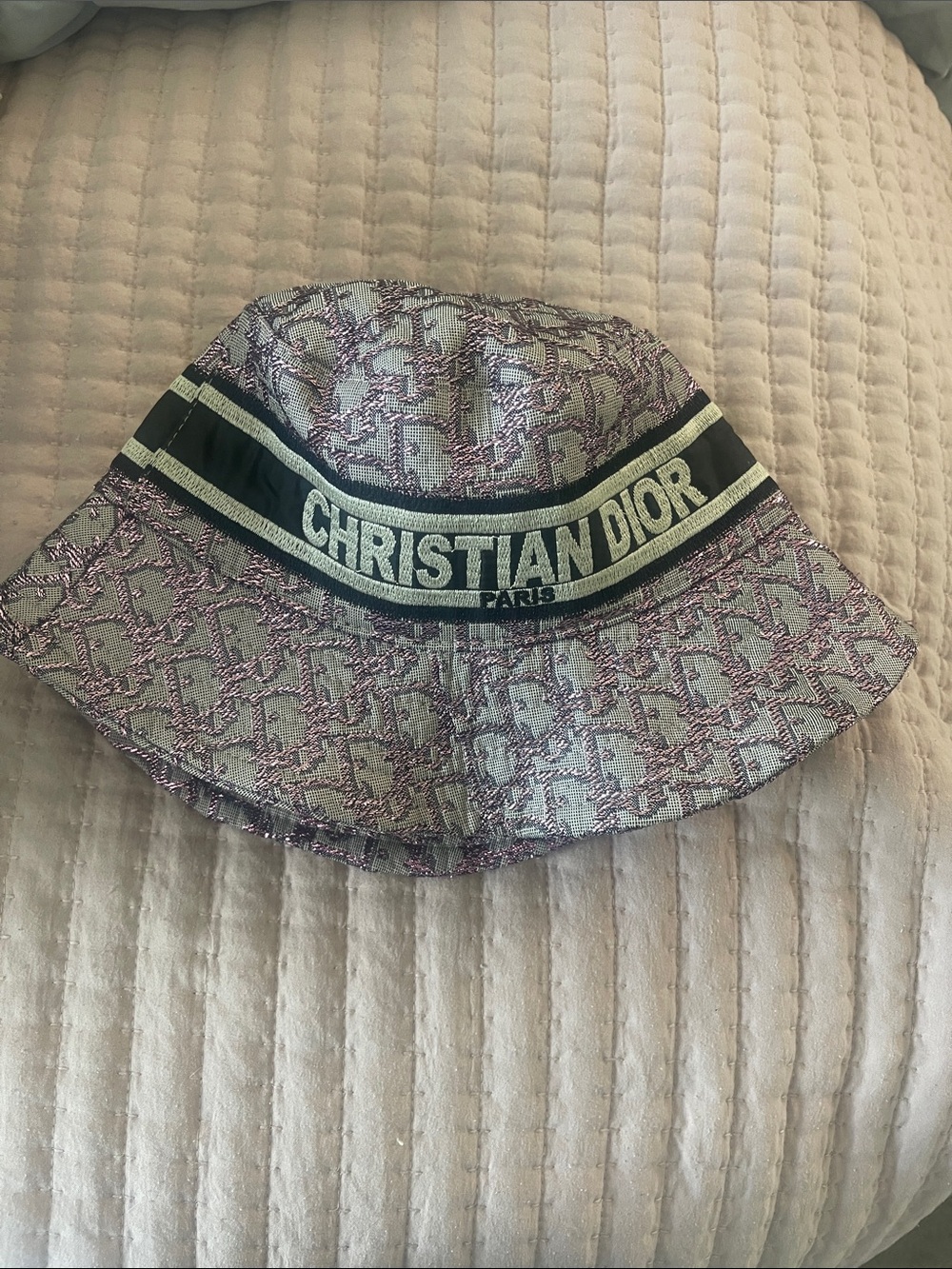 Christian Dior Metallic Bucket Hat size M - Picture 2 of 4